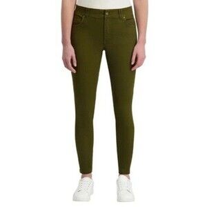 Nautica Jeans Women's Size 8 Green Skinny Stretch Sateen Sculpting Pants NWT